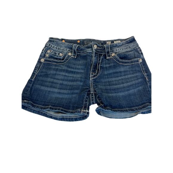 MISSME SIGNATURE SHORTS 98% COTTON SIZE 27 - Picture 1 of 5